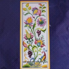Jacobean flowers bellpull for sale  NOTTINGHAM