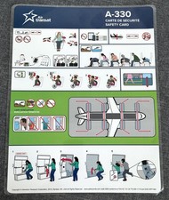 Safety card air d'occasion  Expédié en Belgium