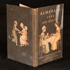 1889 Almanack for 1889 Kate Greenaway First Ed Uncommon Illus Colour Plates comprar usado  Enviando para Brazil