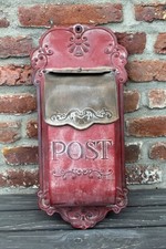 Vintage briefkasten bordeaux gebraucht kaufen  Wegberg