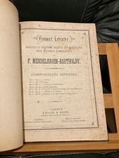 Felix mendelssohn pièces d'occasion  Rennes