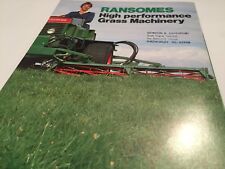 Ransomes grass machinery for sale  UK