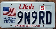 Targa utah originale usato  Biella