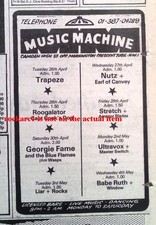 Usado, ULTRAVOX UK TIMELINE Advert - Camden  Music Machine Mon-2-May-1977 4x3 inches comprar usado  Enviando para Brazil