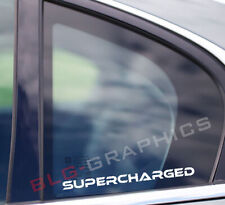 Supercharged vinyl sticker for sale  Willits