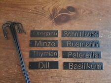 8er set kräuterschilder gebraucht kaufen  Langelsheim