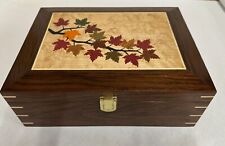 walnut jewelry box maple for sale  Lake Elmo