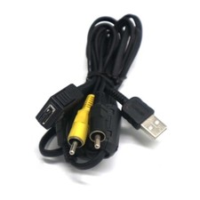 Câmera Sony Cyber-shot DSC-H50, DSC-W35, DSC-W50, DSC-W55 Multiuso Cabo USB AV  comprar usado  Enviando para Brazil