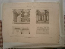 Planche gravure mobilier d'occasion  Lunéville