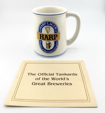 MINI CANECA DE CERVEJA HARP LAGER Tankard 1981 Franklin Mint 3 1/2" publicidade louca comprar usado  Enviando para Brazil