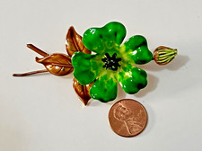 Vintage flower brooch for sale  USA