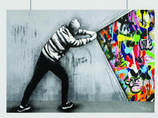 Banksy curtain poster for sale Banksy curtain poster for sale  BOURNEMOUTH