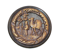 Antique picture button for sale  Kyle