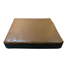 Faux leather cushion for sale  LONDON