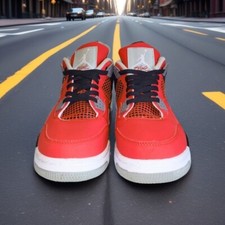 Usado, Retro Air Jordan 4s Fire-Vermelho-Branco-Preto-Cinza Colorway Masculino EUA Tamanho 11 comprar usado  Enviando para Brazil