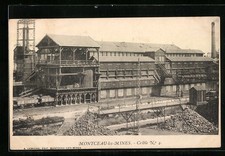 Old postcard montceau d'occasion  Expédié en Belgium