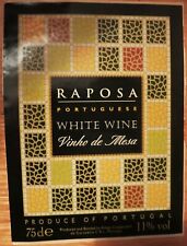 Etiquetas vinos PORTUGAL RAPOSA Vinho de Mesa A C Carvoeira  Labels wine comprar usado  Enviando para Brazil