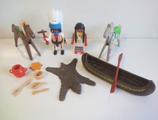 Playmobil indianer häuptling gebraucht kaufen  Schrozberg