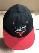 Chicago Bulls Hat Cap Snapback Red Black Adjustable Embroidered NBA Basketball, używany na sprzedaż  PL