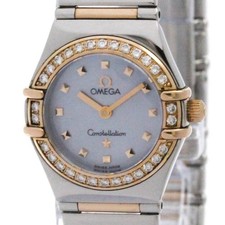 Relógio OMEGA Constellation diamante esfregão ouro rosa aço 1368,74 polido BF585487 comprar usado  Enviando para Brazil
