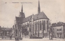 Cpa strasburg church d'occasion  Expédié en Belgium
