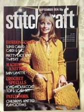 Stitchcraft september 1974 for sale  AMMANFORD