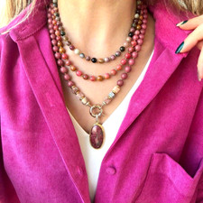 stone necklace purple natural for sale stone necklace purple natural for sale Riverside
