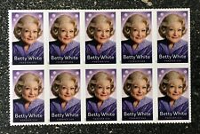 Bloco de 10 selos postais 2025EUA Forever Betty White comprar usado  Enviando para Brazil
