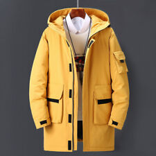 Men hooded overcoat for sale  Ireland