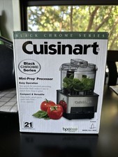 Usado, Novo na caixa Cuisinart Mini-Prep processador de alimentos Black Chrome Series modelo DLC-1BCH comprar usado  Enviando para Brazil
