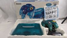 Console Nintendo 64 N64 Clear Bule completo na caixa excelente estado 11-26-2 comprar usado  Enviando para Brazil
