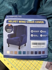 Velvet wing chair for sale  Mount Prospect