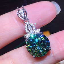 Pingente de colar feminino feito à mão 8 mm redondo azul verde moissanita pedra preciosa prata comprar usado Pingente de colar feminino feito à mão 8 mm redondo azul verde moissanita pedra preciosa prata comprar usado  Enviando para Brazil