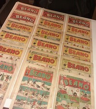 18x vintage beano for sale  HERTFORD