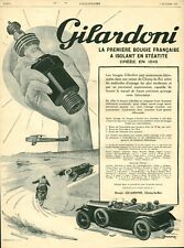 Publicité ancienne bougie d'occasion  France