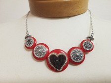 Trachtenschmuck dirndlkette ro gebraucht kaufen  Bad Säckingen