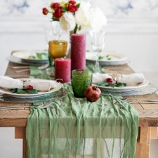 Cheesecloth table runner for sale  UK
