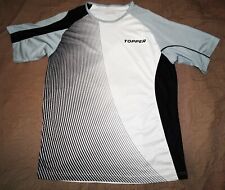 Usado, Camisa de tênis masculina TOPPER branca/preta/cinza tamanho M marca RARA da América do Sul comprar usado  Enviando para Brazil