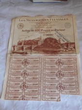 Certificat actions vintage d'occasion  Bais
