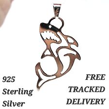 Sterling silver shark for sale  COLCHESTER