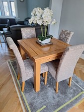Solid oak dining for sale  UXBRIDGE