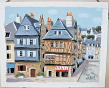 Gouache bretonne quimper d'occasion  Carqueiranne