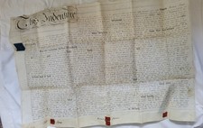 Parchment indenture march for sale Parchment indenture march for sale  DONCASTER