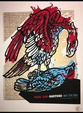 Pôster Pearl Jam Hartford 13/05/06 Show Ames Bros 2006 Flat Store - Estado perfeito comprar usado  Enviando para Brazil
