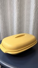 Vintage Tupperware Microondas Steamer Harvest Gold Conjunto Completo de 4 Peças comprar usado Vintage Tupperware Microondas Steamer Harvest Gold Conjunto Completo de 4 Peças comprar usado  Enviando para Brazil