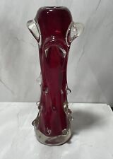 Skrdlovice glass vase for sale  UK