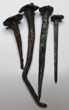Unha de ferro medieval romana tardia antiga 4x grande autêntica RESTAURADA 300 500 AD N05 comprar usado  Enviando para Brazil