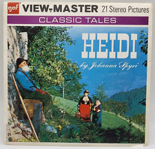 GAF View Master B425, Classic Tales, Heidi, Conjunto de 3 Carretéis, Com Livreto, 1958, EX Condição, usado comprar usado  Enviando para Brazil
