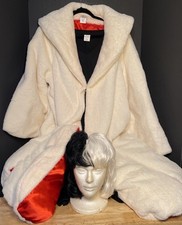 Vestido jaqueta fantasia Halloween diabo Cruella Disney com peruca tamanho 3X comprar usado  Enviando para Brazil