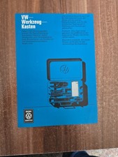 Werbeblatt volkswagen werkzeug gebraucht kaufen  Wolfsburg